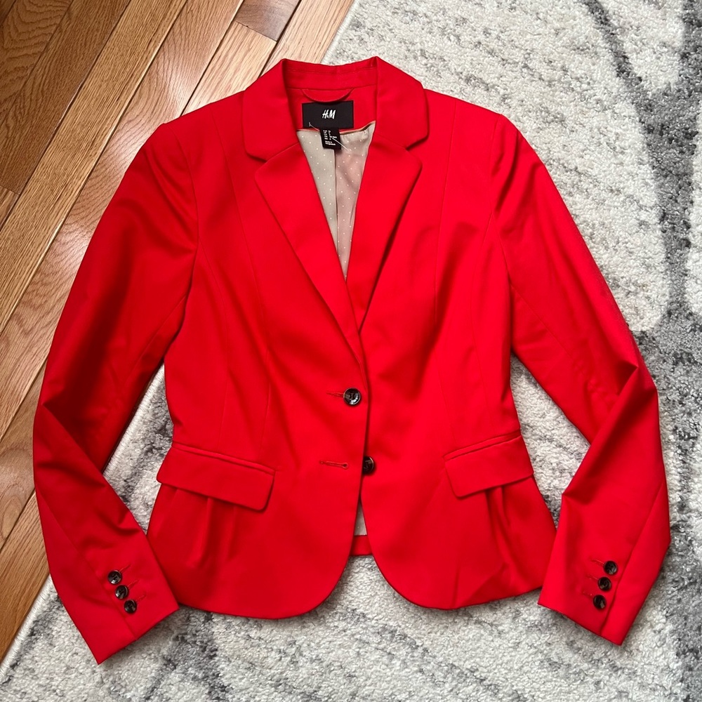 H & M • Red blazer